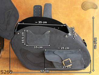 Sacoches Moto S269  *Seulement sur demande*