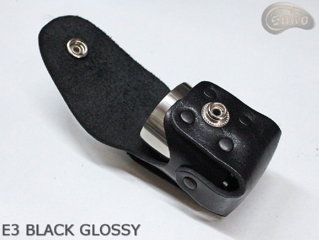 Housse d'holster E3 BLACK GLOSSY pour le tambour du revolver Remington calibre 44 COLT1860