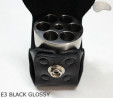 Housse d'holster E3 BLACK GLOSSY pour le tambour du revolver Remington calibre 44 COLT1860