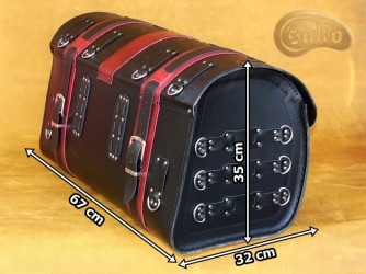 Kufer K161 RED z zamkiem  *NA ZAMÓWIENIE*