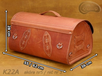 Coffre Moto K22 ORANGE  *Sur demande*