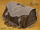 Coffre Moto K40 BROWN  *Sur demande*