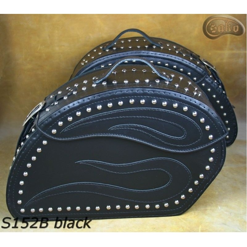 Bőr táska S152 BLACK