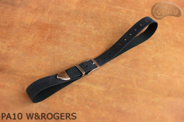 Ceinture de pantalon en cuir PA10 W&ROGERS avec embout en métal