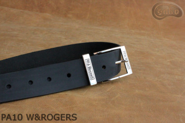 Ceinture de pantalon en cuir PA10 W&ROGERS avec embout en métal