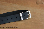Ceinture de pantalon en cuir PA10 W&ROGERS avec embout en métal