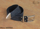 Ceinture de pantalon en cuir PA11 RAPPER avec embout en métal