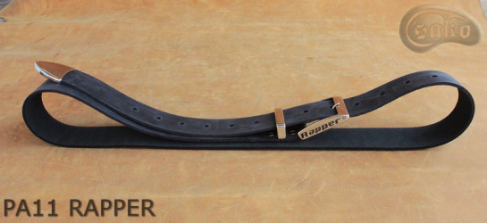 Ceinture de pantalon en cuir PA11 RAPPER avec embout en métal