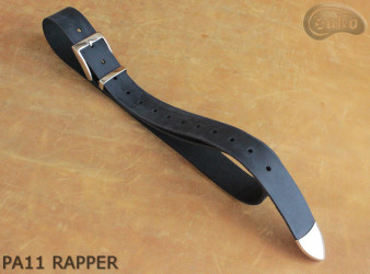 Ceinture de pantalon en cuir PA11 RAPPER avec embout en métal