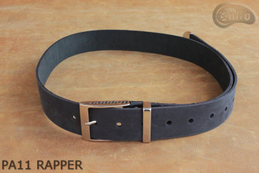 Ceinture de pantalon en cuir PA11 RAPPER avec embout en métal