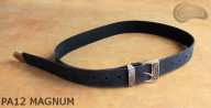Ceinture de pantalon en cuir PA12 MAGNUM avec embout en métal