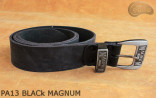 Skórzany pasek do spodni PA13 BLACK MAGNUM