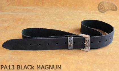 Skórzany pasek do spodni PA13 BLACK MAGNUM