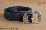 Ceinture de pantalon en cuir PA15 SCORPION