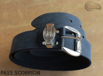 Skórzany pasek do spodni PA15 SCORPION