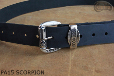 Ceinture de pantalon en cuir PA15 SCORPION