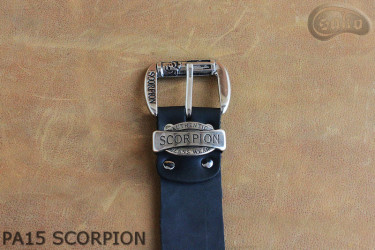Ceinture de pantalon en cuir PA15 SCORPION