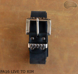 Ceinture de pantalon en cuir PA16 LIVE TO RIM