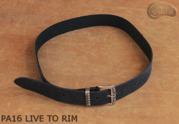 Ceinture de pantalon en cuir PA16 LIVE TO RIM