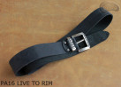 Ceinture de pantalon en cuir PA16 LIVE TO RIM