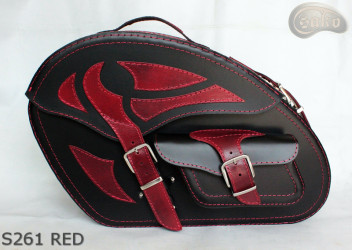 Bőr táska S261 RED *Kérésre*