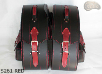 Bőr táska S261 RED *Kérésre*