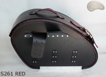 Bőr táska S261 RED *Kérésre*