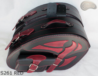 Bőr táska S261 RED *Kérésre*