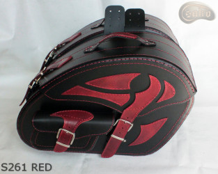 Bőr táska S261 RED *Kérésre*