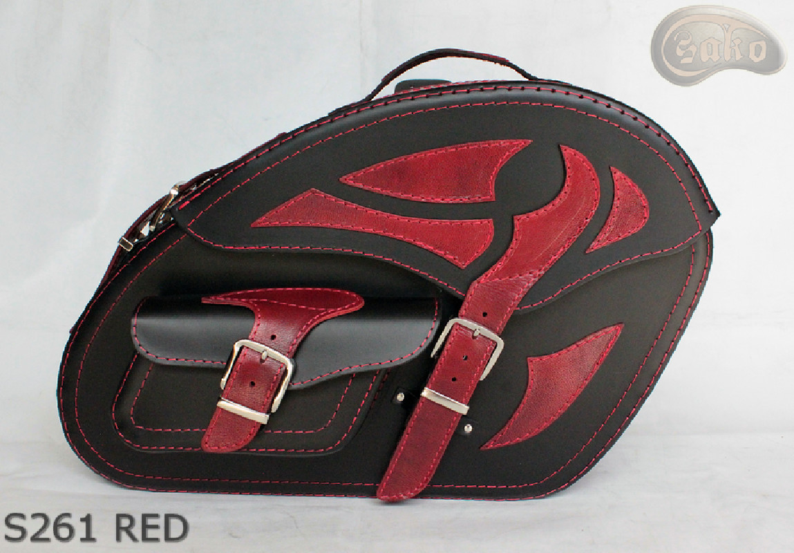 Bőr táska S261 RED *Kérésre*