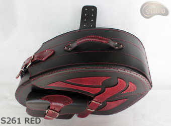 Bőr táska S261 RED *Kérésre*