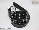 Ceinture pantalon/jupe en cuir PA51 avec rivets décoratifs 11 mm