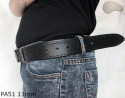 Ceinture pantalon/jupe en cuir PA51 avec rivets décoratifs 11 mm