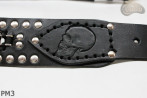 Ceinture en cuir PM3 pour pantalon style moto. LONGUEUR ~ 115 cm