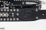 Ceinture en cuir PM5 pour pantalon style moto. LONGUEUR ~ 126 cm