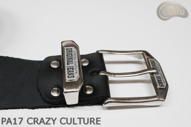 Skórzany pasek do spodni PA17 CRAZY CULTURE