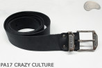 Skórzany pasek do spodni PA17 CRAZY CULTURE