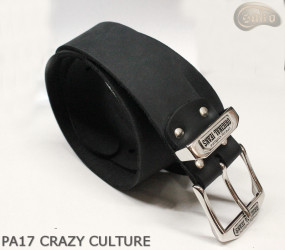 Skórzany pasek do spodni PA17 CRAZY CULTURE