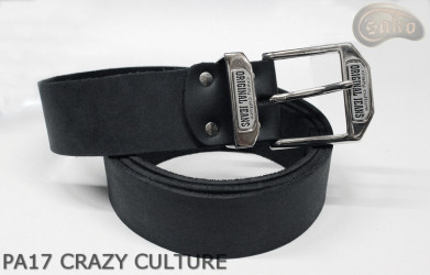 Skórzany pasek do spodni PA17 CRAZY CULTURE
