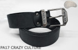 Skórzany pasek do spodni PA17 CRAZY CULTURE