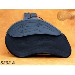 LEATHER SADDLEBAGS S202 A...
