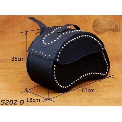 LEATHER SADDLEBAGS S202 A  *TO REQUEST*