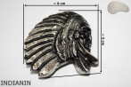 Decoration for a saddlebag / roll bag INDIANA1