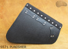 LEATHER SADDLEBAG S571 PUNISHER H-D Sportster