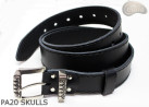 Ceinture pantalon/jupe en cuir PA20 SKULLS