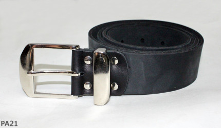 PA21 Leather trouser belt