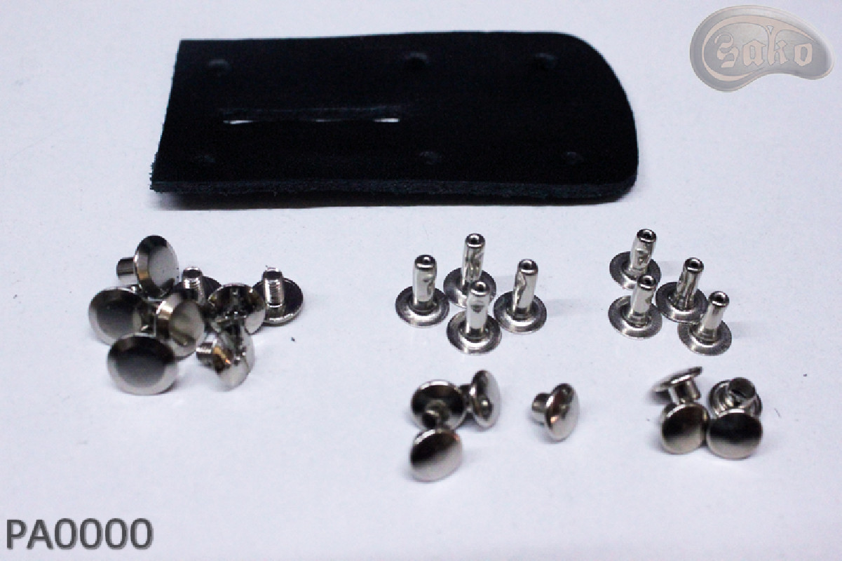 Ceinture de pantalon en cuir PA0000 sans boucle, kit de réparation sans boucle