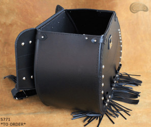 Leather motorcycle saddlebags S771 *MADE TO ORDER*