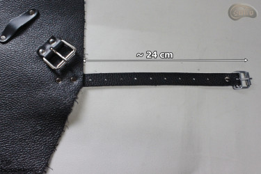 Skórzany fartuch ochronny F30 bezuciskowy rzeźniczy/spawalniczy/ kucharski/ grillowy/ ślusarski