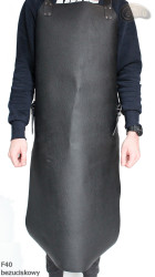 Tablier de protection en cuir F40 sans pression boucher/soudure/chef/barbecue/serrurier